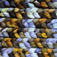 Load image into Gallery viewer, Kent Romney Hand Dyed Combed Top - "Of Dreams & Shadows" - Spinning Fiber - Soft Fiber for Spinning Socks - Wool Roving