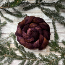 Load image into Gallery viewer, Merino Silk Slub Blend - "Nirvana" - Hand Dyed Wool Combed Top - Soft Spinning Fiber - Slubby Textured Fiber