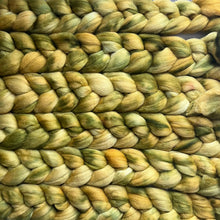 Load image into Gallery viewer, Organic Merino “Chamomile&quot; - Hand Dyed Combed Top - 23 Micron Merino - Soft Spinning Fiber Roving Felting Weaving Handspinning
