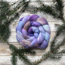 Load image into Gallery viewer, Perendale Hand Dyed Combed Top - &quot;Ethereal&quot; - Spinning Fiber - Soft Fiber for Spinning Socks - Wool Roving
