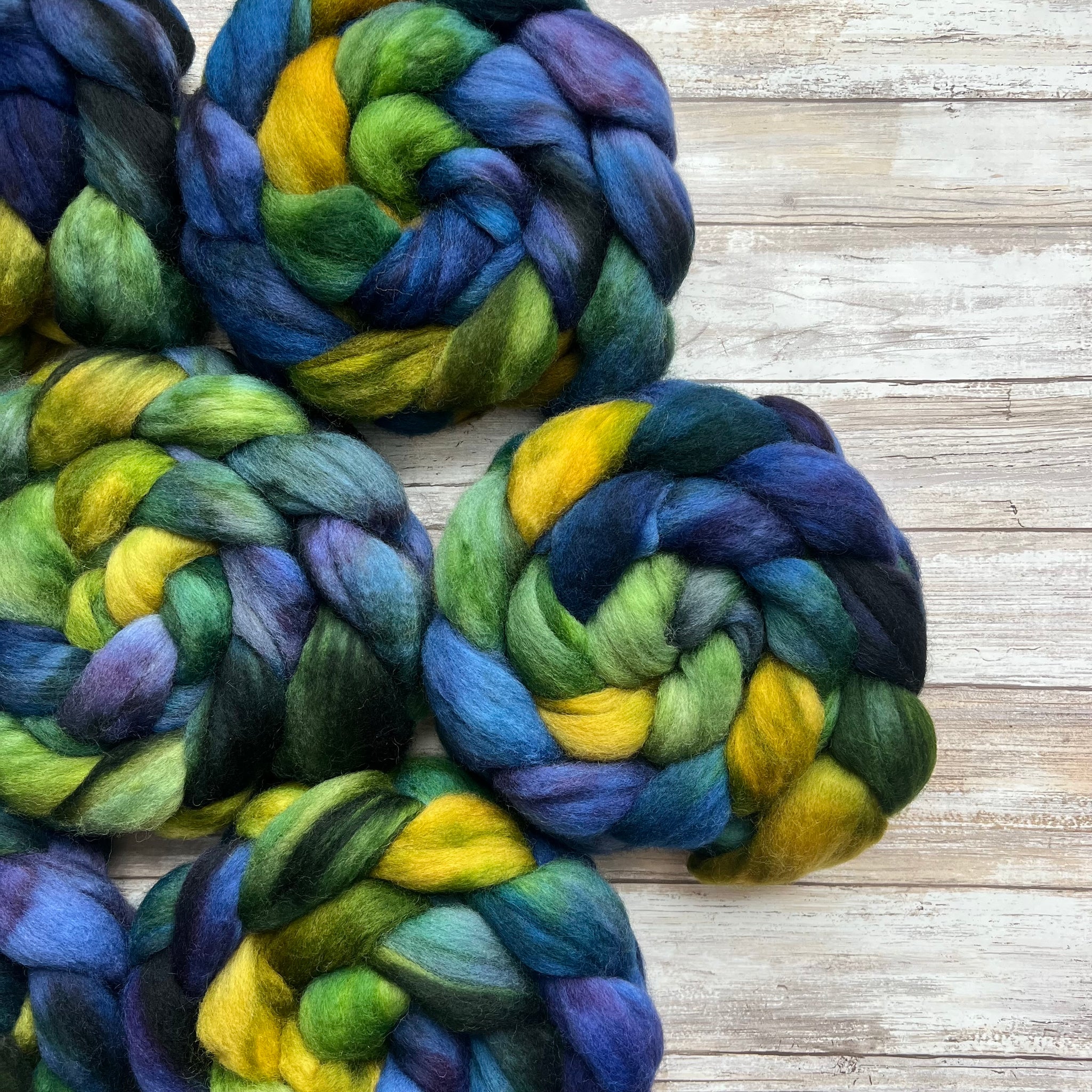 combed top for spinning Corriedale Hand Dyed Combed Top - 