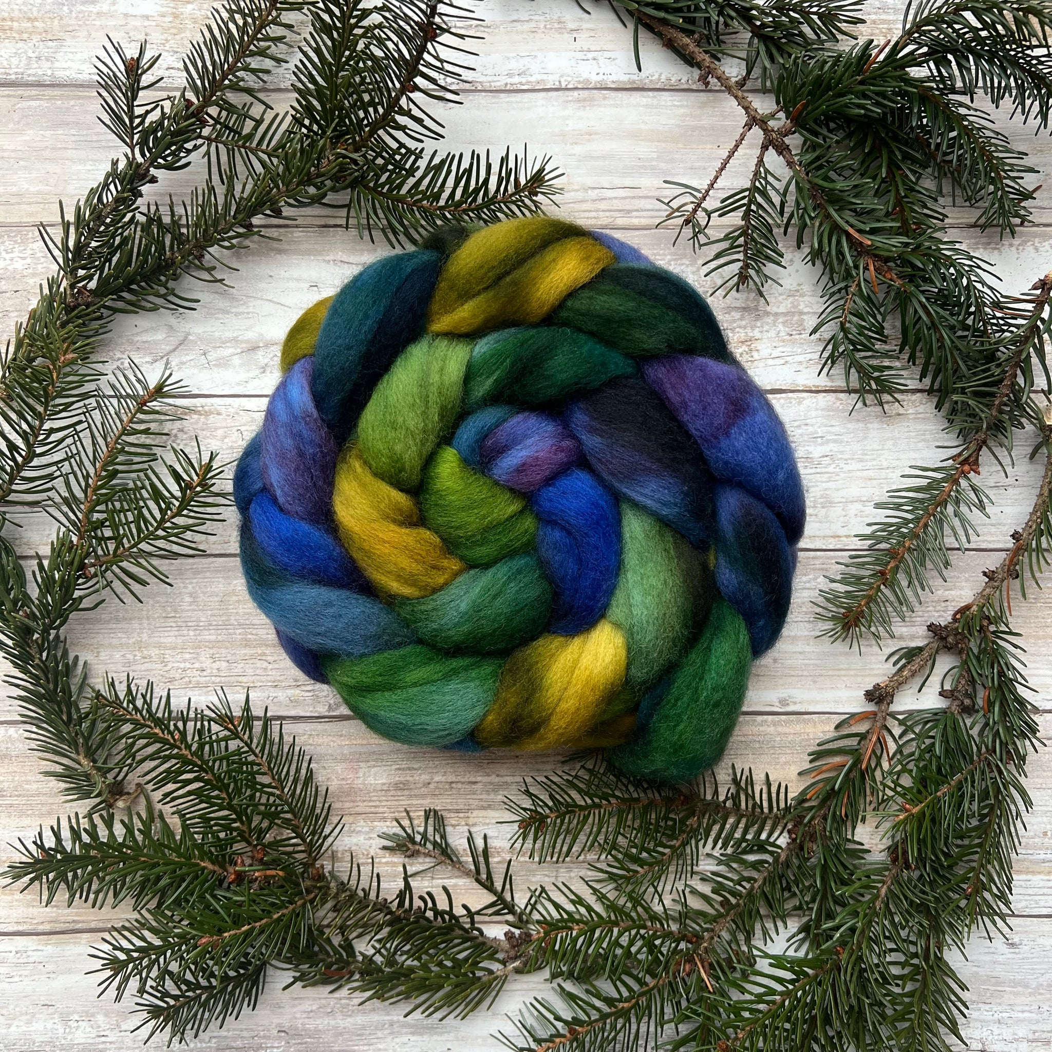 Corriedale Hand Dyed Combed Top -