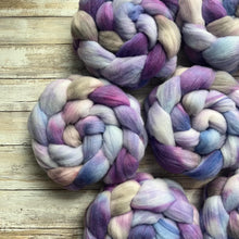 Load image into Gallery viewer, Domestic Targhee Combed Top - &quot;Ethereal&quot; - US Grown Hand Dyed Spinning Fiber - Soft Fiber for Spinning
