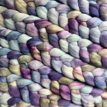 Load image into Gallery viewer, Domestic Targhee Combed Top - &quot;Ethereal&quot; - US Grown Hand Dyed Spinning Fiber - Soft Fiber for Spinning
