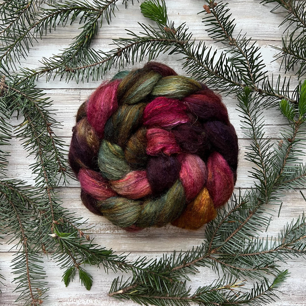 Kent Romney/Manx Loaghtan/Mulberry Silk/Sari Silk  - 
