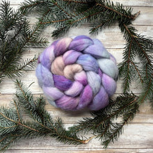 Load image into Gallery viewer, Kent Romney Hand Dyed Combed Top - &quot;Ethereal&quot; - Spinning Fiber - Soft Fiber for Spinning Socks - Wool Roving
