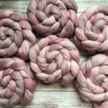 Load image into Gallery viewer, Kent Romney Hand Dyed Combed Top - "Vintage" - Spinning Fiber - Soft Fiber for Spinning Socks - Wool Roving
