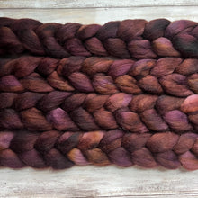 Load image into Gallery viewer, Kent Romney Hand Dyed Combed Top - &quot;Nirvana&quot; - Spinning Fiber - Soft Fiber for Spinning Socks - Wool Roving
