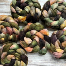Load image into Gallery viewer, Kent Romney Hand Dyed Combed Top - &quot;Daydream&quot; - Spinning Fiber - Soft Fiber for Spinning Socks - Wool Roving
