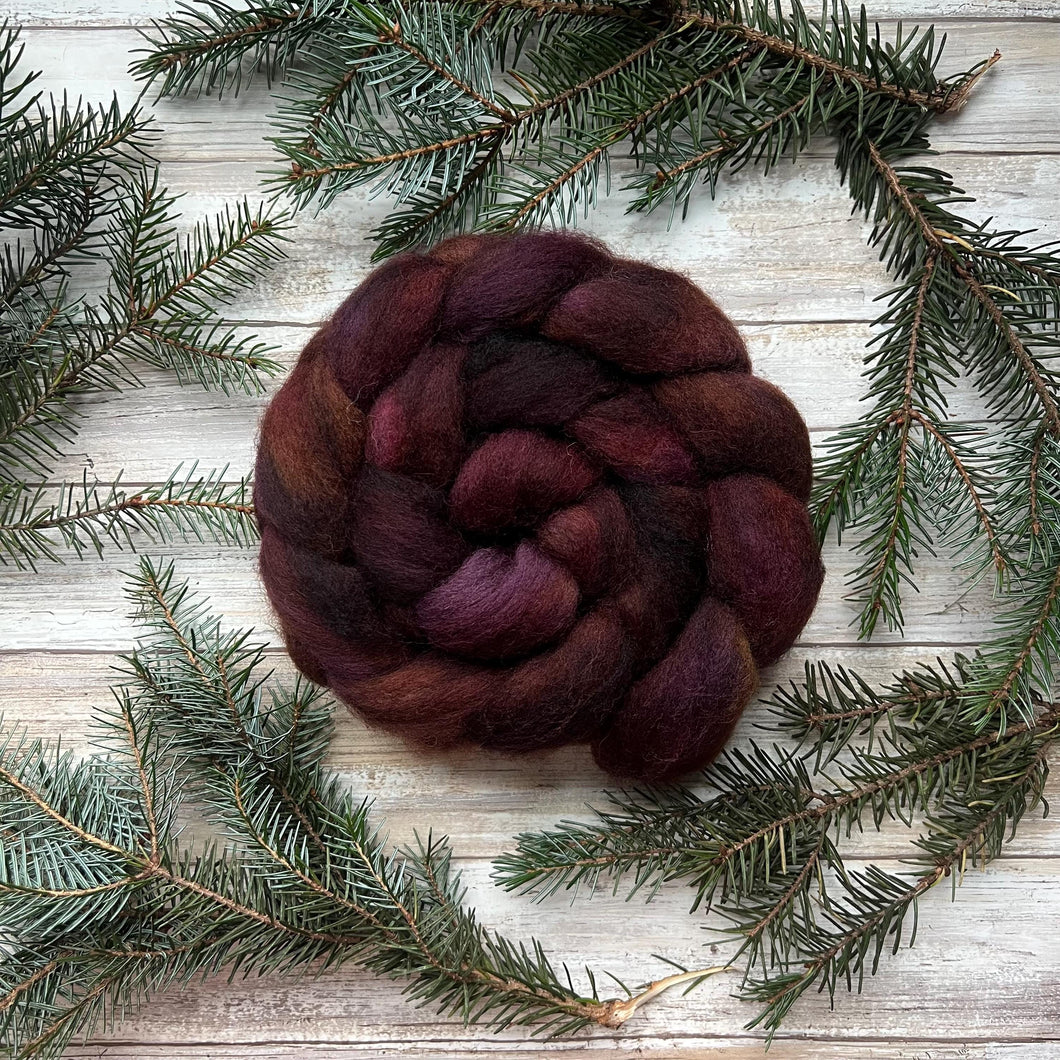 Kent Romney Hand Dyed Combed Top - 