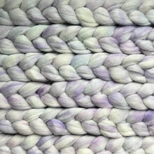 Load image into Gallery viewer, Kent Romney Hand Dyed Combed Top - &quot;Be Still&quot; - Spinning Fiber - Soft Fiber for Spinning Socks - Wool Roving
