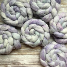 Load image into Gallery viewer, Kent Romney Hand Dyed Combed Top - &quot;Be Still&quot; - Spinning Fiber - Soft Fiber for Spinning Socks - Wool Roving
