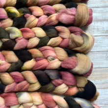 Load image into Gallery viewer, Dorset Horn Hand Dyed Combed Top - &quot;Life is Good&quot; - Spinning Fiber - Fiber for Spinning Socks - British Wool Roving for Felting Weaving
