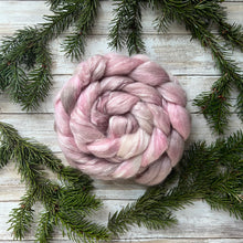 Load image into Gallery viewer, Corriedale/Ramie/Tussah Silk Hand Dyed Combed Top - &quot;Vintage&quot; - Spinning Fiber - Roving - Soft Fiber for Spinning Socks
