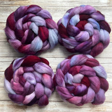 Load image into Gallery viewer, Falkland Merino “Crystalline”- Hand Dyed Combed Top - Spinning Fiber - Wool Roving for Spinning Yarn - Combed Wool
