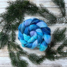 Load image into Gallery viewer, Southdown/Bamboo/Firestar Hand Dyed Combed Top - &quot;Encased&quot; - Spinning Fiber - Roving - Soft Fiber for Spinning Socks
