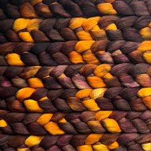 Load image into Gallery viewer, Jacob Hand Dyed Combed Top - &quot;Crisp&quot; - Spinning Fiber - Soft Fiber for Spinning Socks - Wool Roving
