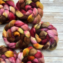 Load image into Gallery viewer, Set in My Ways - Blue Faced Leicester BFL Hand Dyed Combed Top - Spinning Fiber - 26 Micron - BFL for Spinning - Wool Roving
