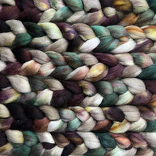 Load image into Gallery viewer, Perendale Hand Dyed Combed Top - &quot;Antique Shop&quot; - Spinning Fiber - Soft Fiber for Spinning Socks - Wool Roving
