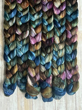 Load image into Gallery viewer, Grey Merino Tussah Silk Blend - &quot;Free Spirit&quot; - Hand Dyed Wool Combed Top - Soft Spinning Fiber

